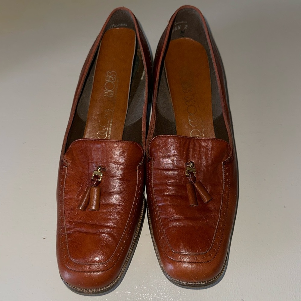 Vintage Red Cross Shoes Loafers